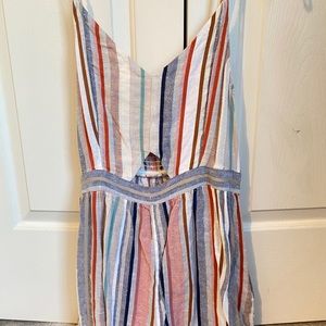 American Eagle Striped Romper
